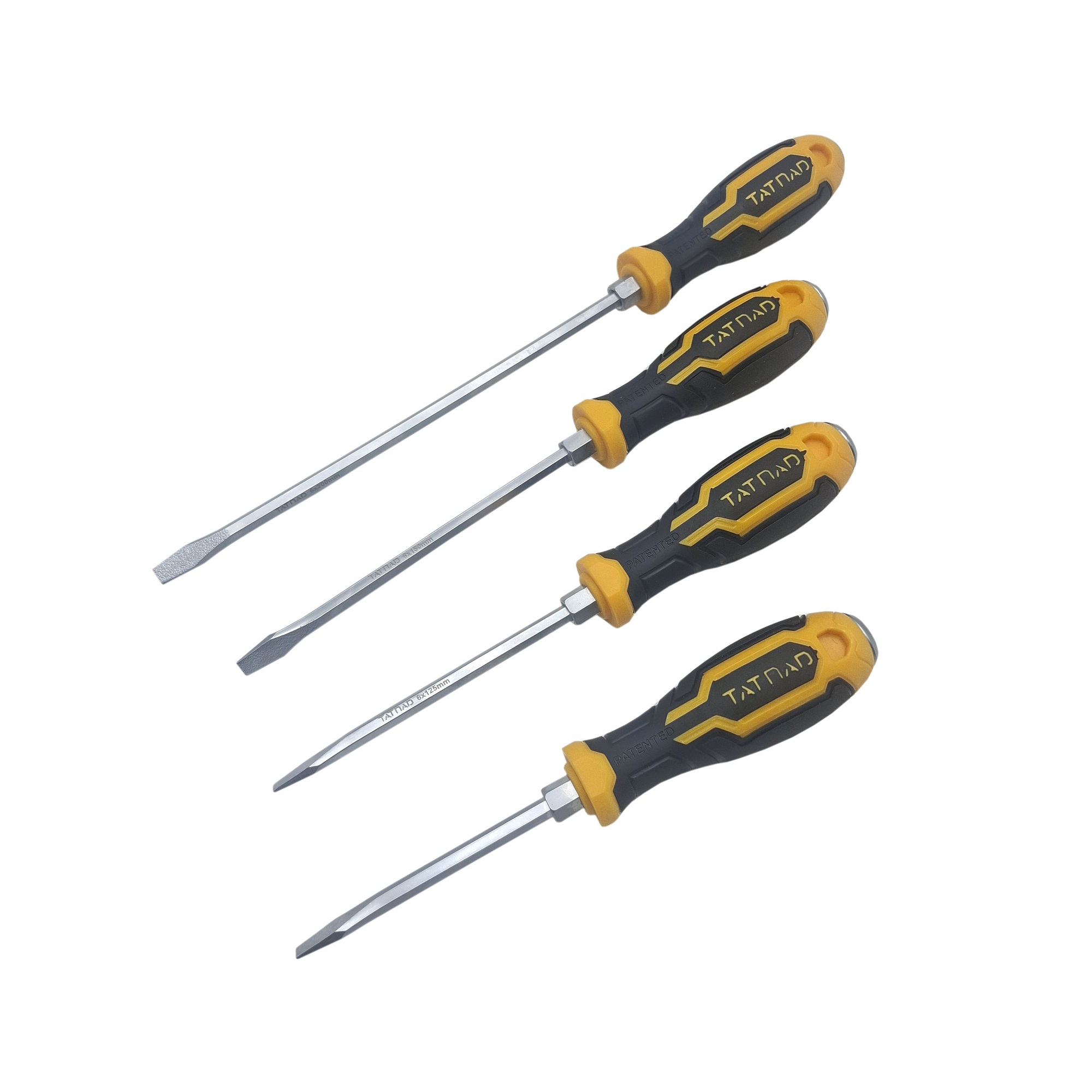 پیچ گوشتی ضربه خور دوسو و چهارسو تاتند مدل 7PCS بسته 7 عددی