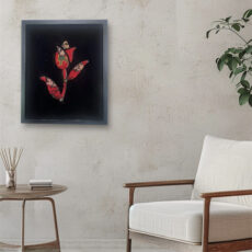 تابلو فرش مدل گل کد 2328