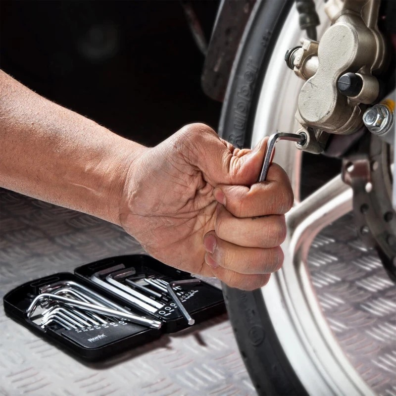 آچار آلن و ستاره ای رونیکس مدل 2051HEX-KEY مجموعه 18 عددی