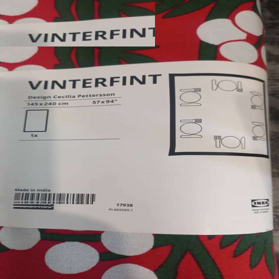 رومیزی ایکیا مدل VINTERFINT