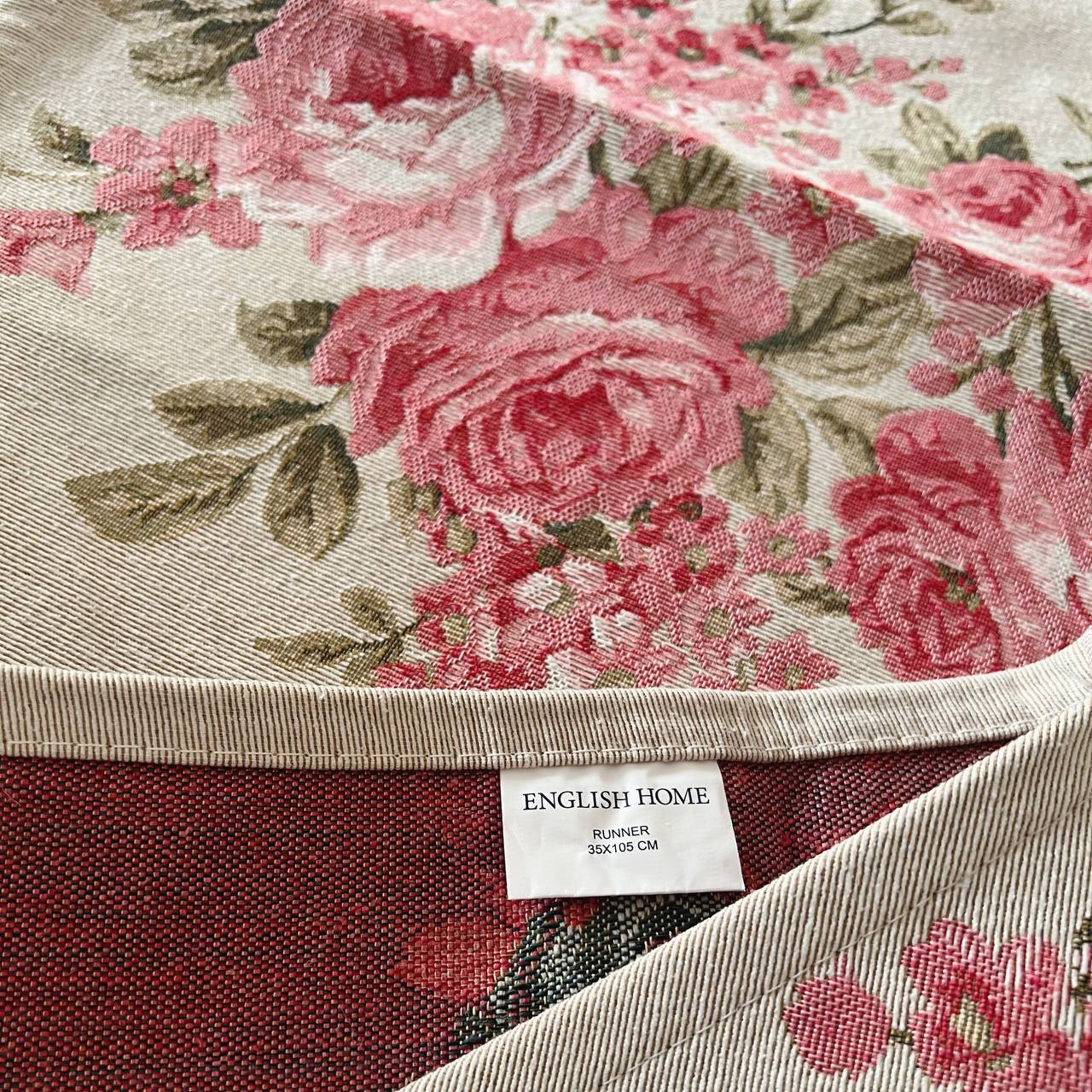 رانر انگلیش هوم مدل Roses سایز 105x35 سانتی‌متر