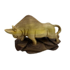 مجسمه چوبی گاو میش مدل 1245