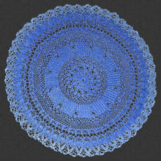 رومیزی قلاب بافی مدل کوکب