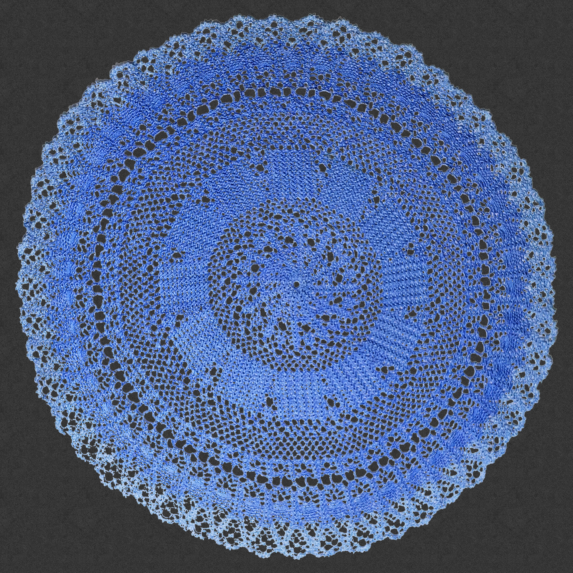 رومیزی قلاب بافی مدل کوکب