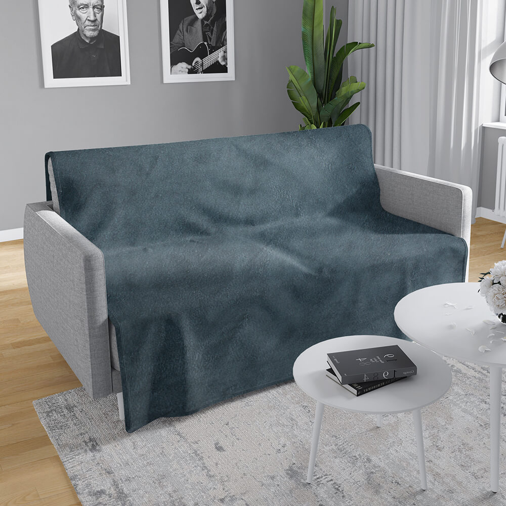 شال مبل شاران هوم مدل مخملی طرح ساده 400×180 سانتی متر