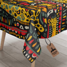 رومیزی برند رومیزی باز طرح مستطیل کد 11060 سایز ۲۰۰*۱۴۰ سانتی متر