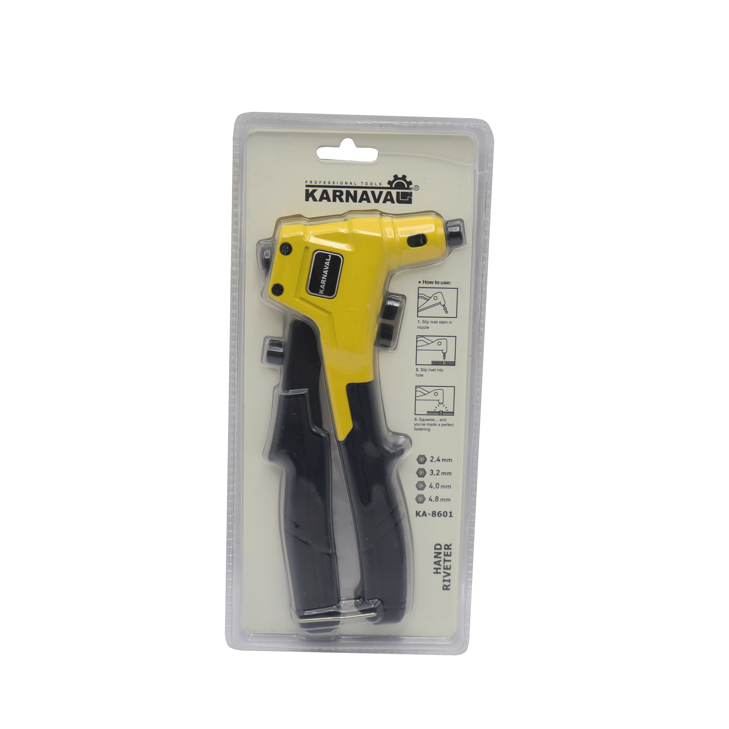انبر پرچ کارناوال مدل YP-KA-8601 سایز 10.5 اینچ
