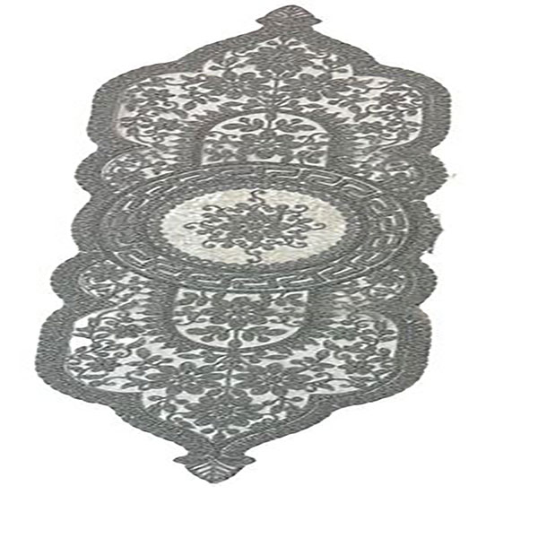 رومیزی 3 تکه مدل مخمل دانتل