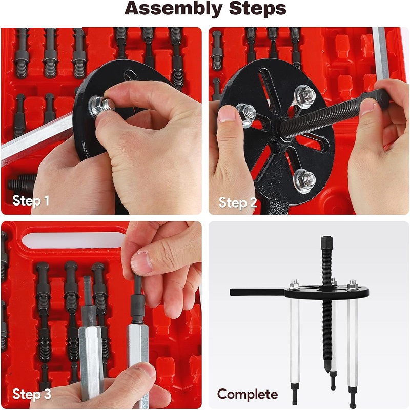 بلبرینگ کش کا زد تولز مدل kz-27 مجموعه 27 عددی