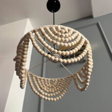 لوستر تزئینی مدل چوبی مراکشی