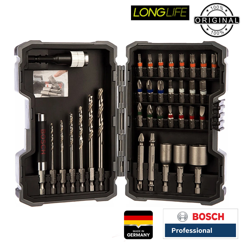 سری پیچ گوشتی و مته بوش مدل 2607017328 Box مجموعه 35 عددی