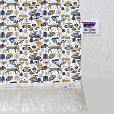شال مبل بارمان دکور طرح کریسمس کد 33 سایز 98x180 سانتی متر