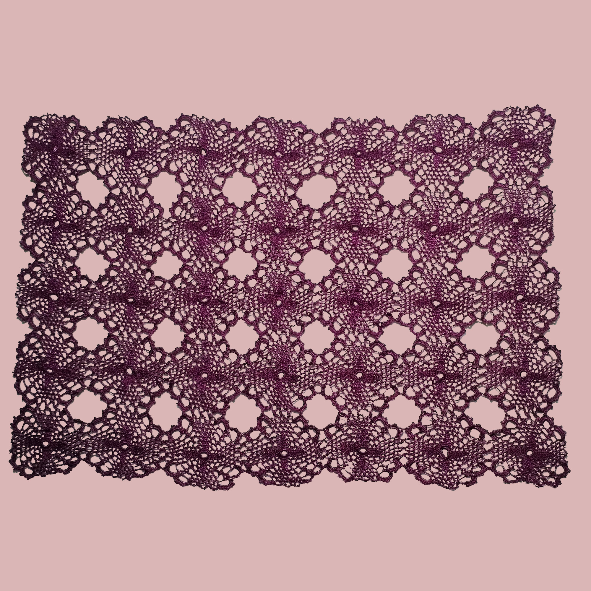 رومیزی قلاب بافی مدل مینا