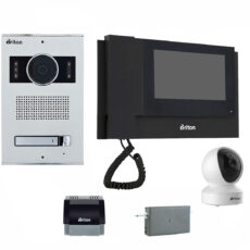 مجموعه دربازکن تصویری برایتون مدل 7040-2001HD یک واحدی به همراه محافظ ولتاژ مانیتور