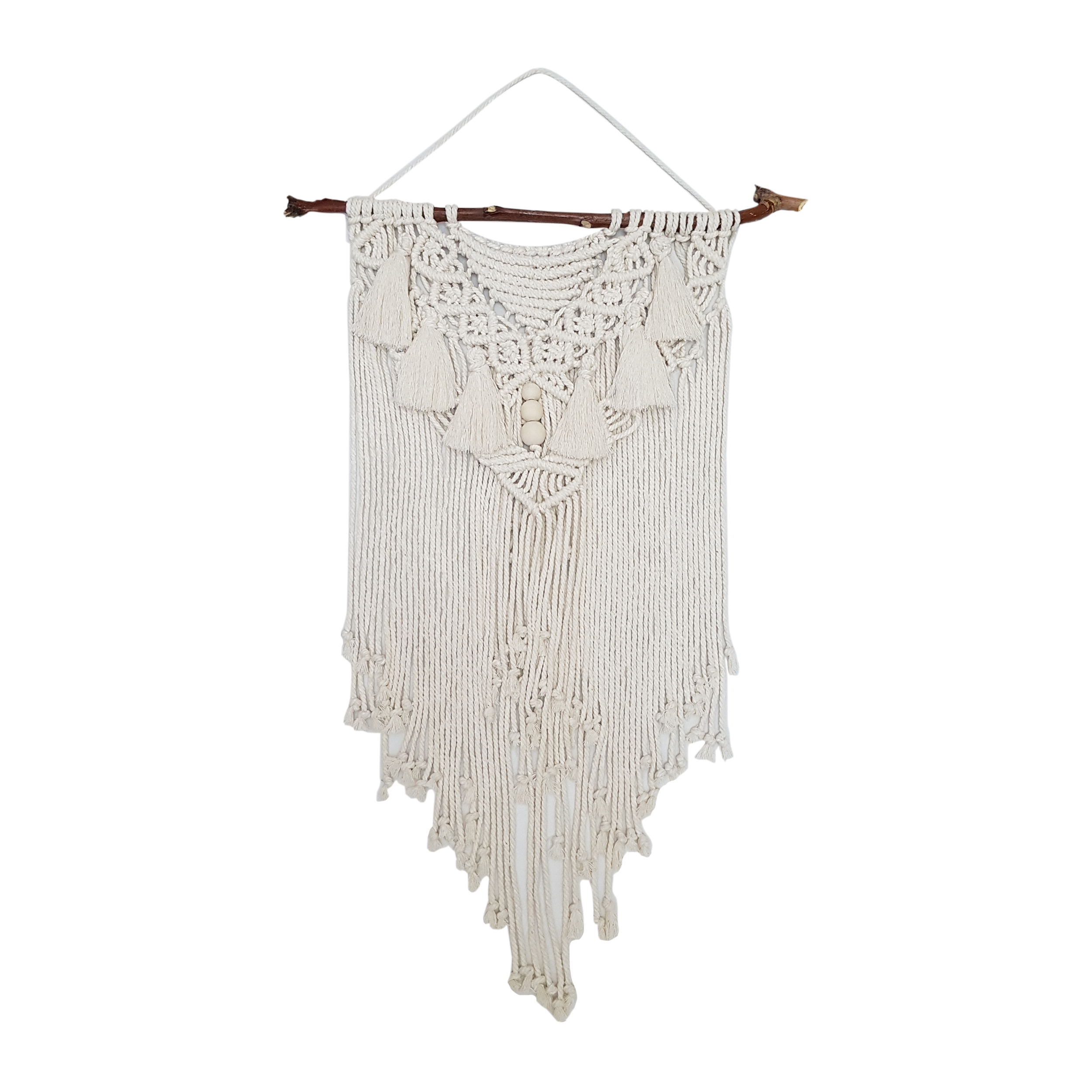 آویز بافتنی مدل مکرومه  MacHang779