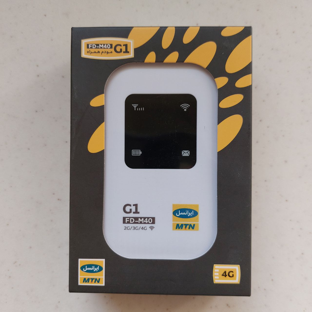 مودم 4G LTE قابل حمل ایرانسل مدل FD-M40 G1