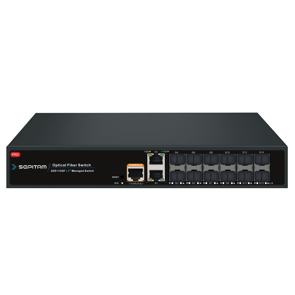 سوئیچ 12 پورت سپیتام مدل FS212F-DGM