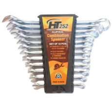 مجموعه ۱۲ عددی آچار یکسر تخت یکسر رینگی اچ تی مدل HT0-252