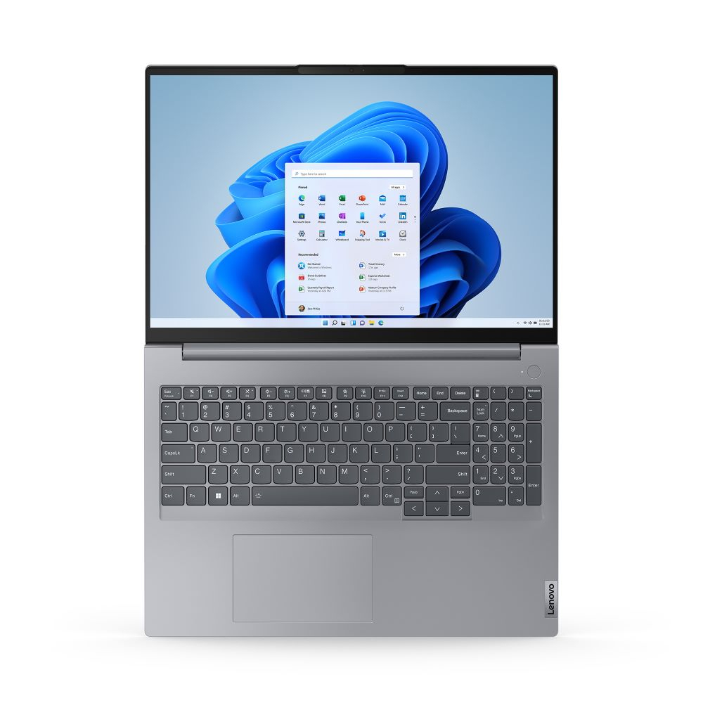 لپ تاپ 16 اینچی لنوو مدل ThinkBook 16 G6 IRL-i3 1315U-8GB DDR4 3200MHz-512GB SSD-IPS-Backlit-Fingerprint