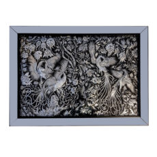 تابلو قلمزنی مدل آینه کاری سیمرغ