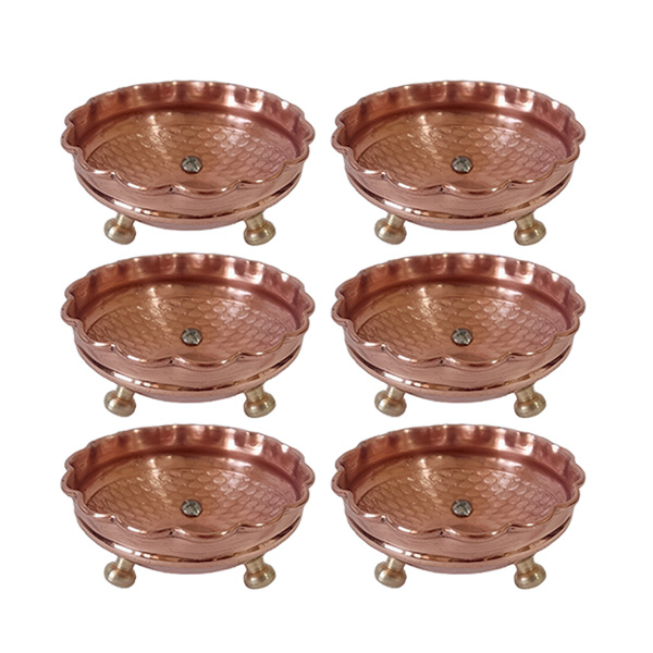 کاسه مسی طرح 3 پایه کد ZH249.1