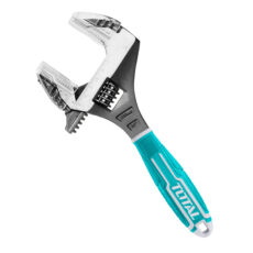 آچار فرانسه دوکاره توتال مدل لوله گیر و مهره گیر سایز 10 اینچ