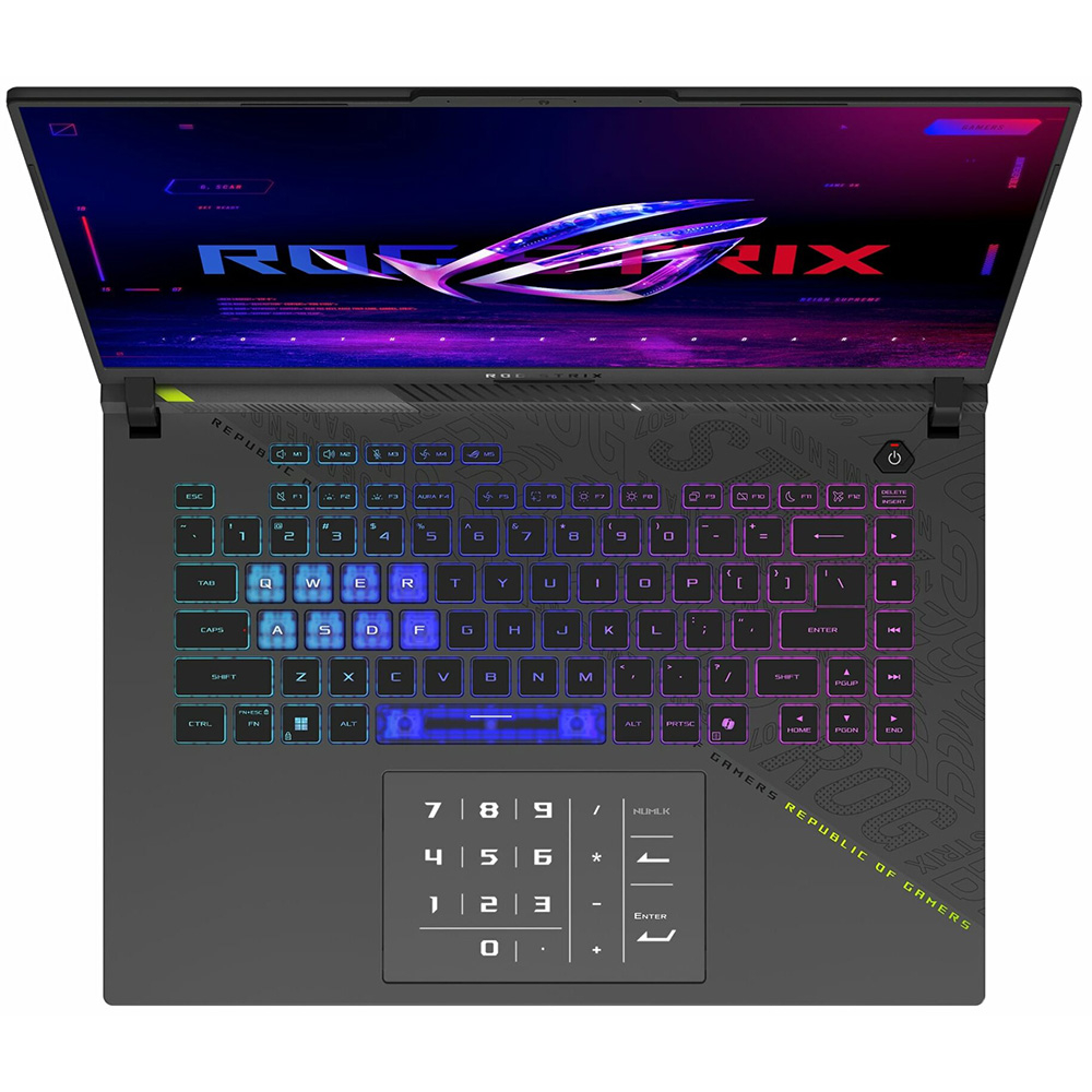 لپ تاپ 16 اینچی ایسوس مدل ROG Strix G16 (2025) G614FR-S5201-R9 9955HX3D-32GB DDR5 5600MHz-1TB SSD-RTX5070Ti 12GB-WQXGA 165Hz