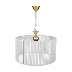 لوستر بافتنی مدل گرد مکرومه کد 40