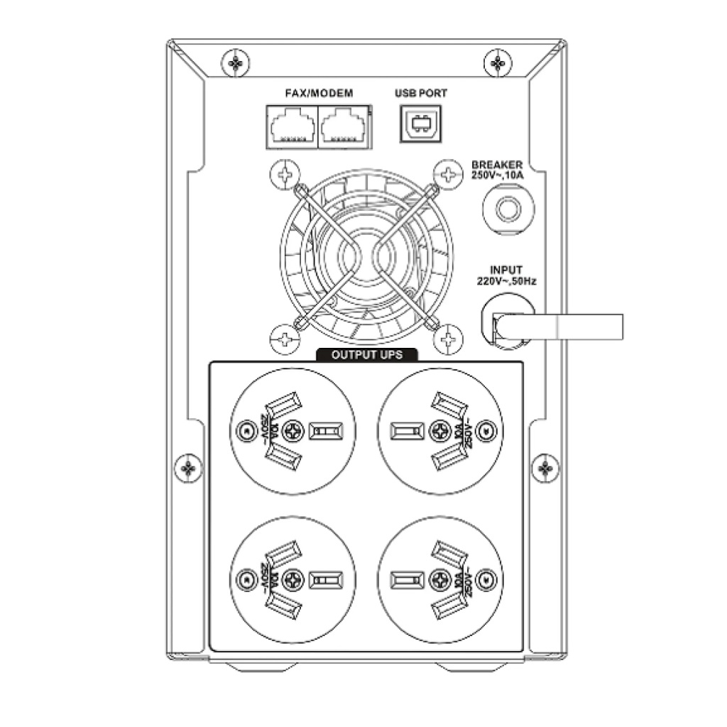 یو پی اس هایک‌ویژن مدل DS-UPS2000