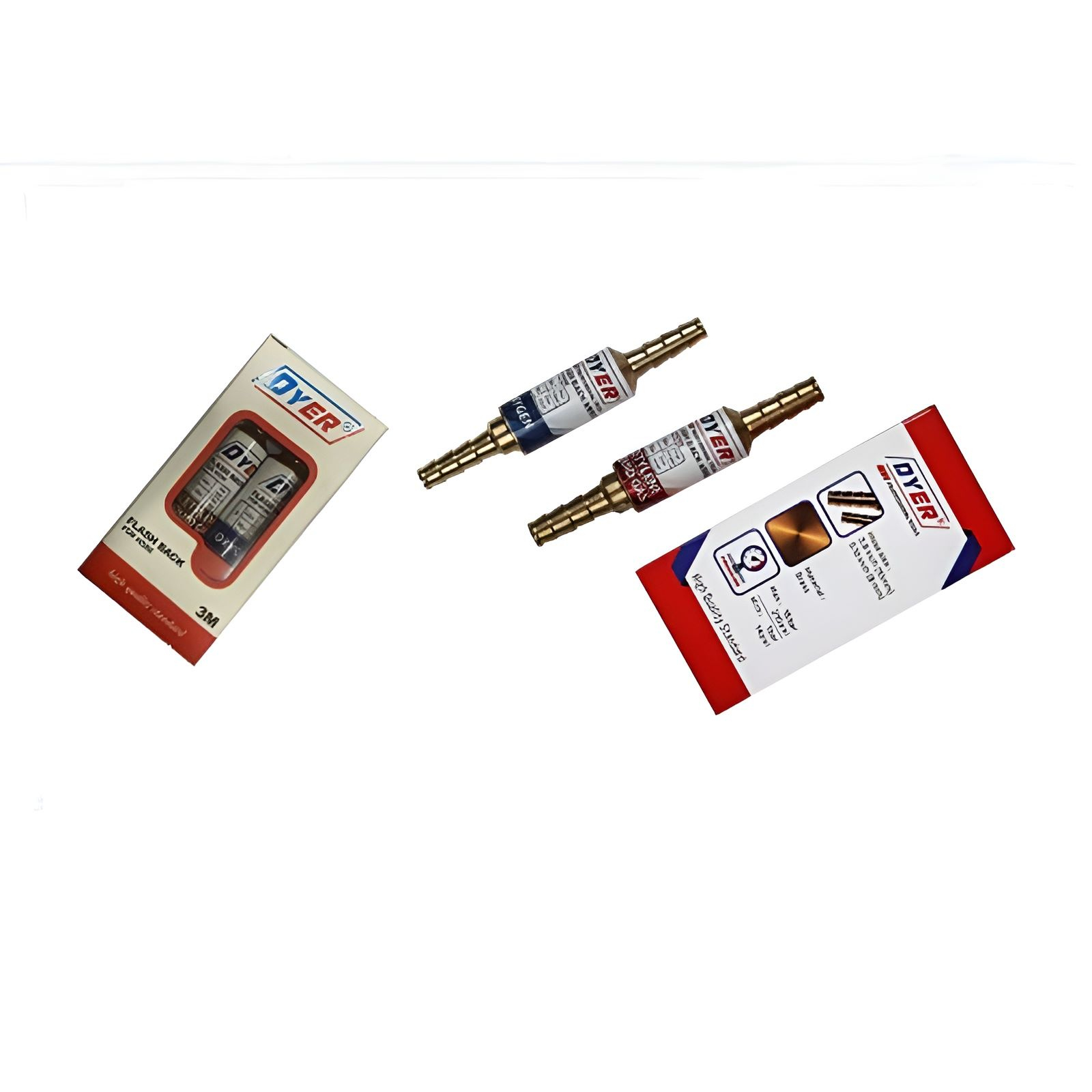 فلاش بک دو سر شیلنگ هوا گاز  دیر مدل L-R-210 مجموعه 2 عددی