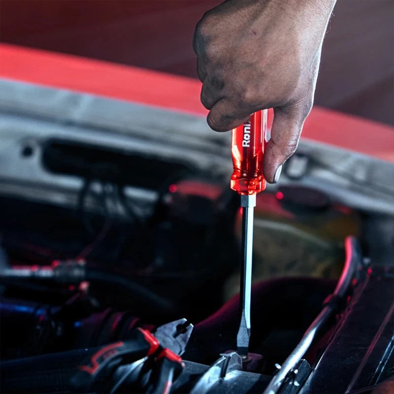 پیچ گوشتی ضربه خور رونیکس مدل 2906CRV-HARDENED مجموعه 7 عددی