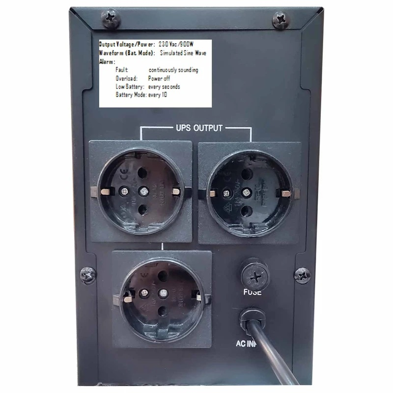 یو پی اس بستن پاور مدل BPO-1000VA-9Ah با ظرفیت 1000ولت آمپر به همراه باتری داخلی