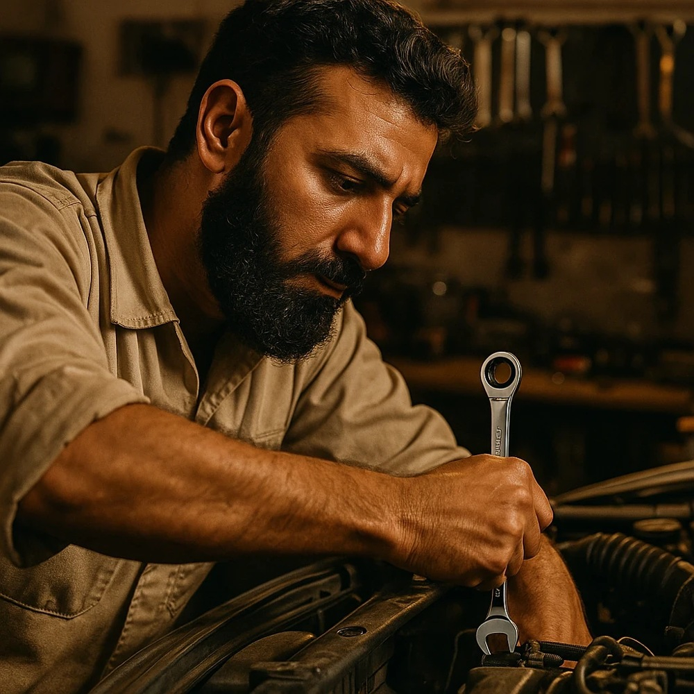 آچار یکسر رینگ و یکسر تخت جغجغه ای سماتولز مجموعه 7 عددی