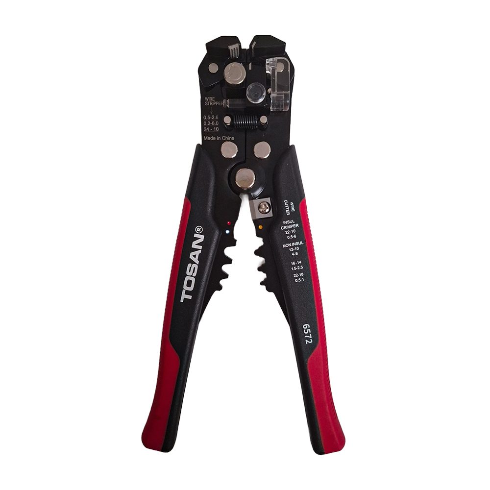 انبر سیم لخت کن اتوماتیک چندکاره توسن مدل 6572 سایز 8 اینچ