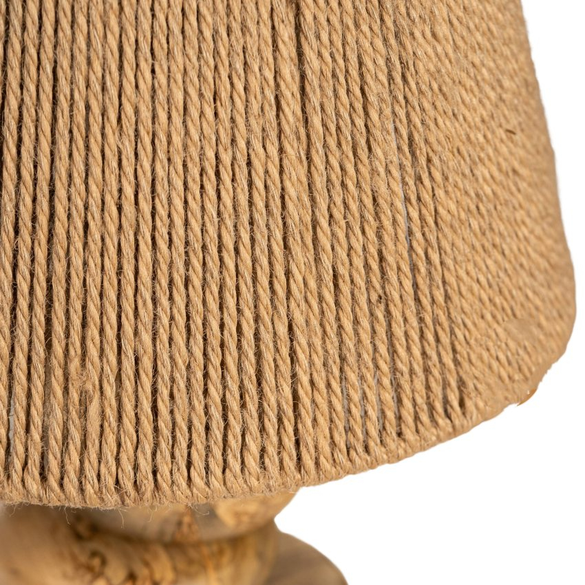 آباژور رومیزی چوبی  طرح سنگ کد Mc50