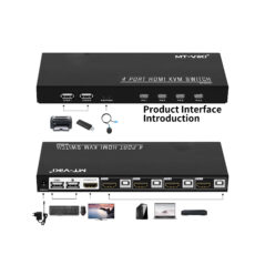 سوییچ 4 پورت KVM ام تی وی کی مدل HK401
