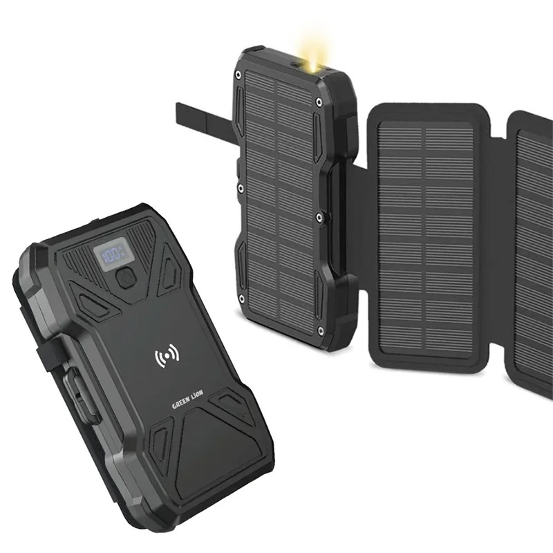 پاوربانک گرین لاین مدل GL-PX27 Solar 5-Panel ظرفیت 20000 میلی‌آمپر ساعت