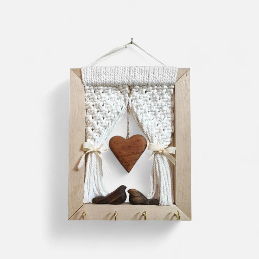 کلید آویز مدل طرح پنجره عشق