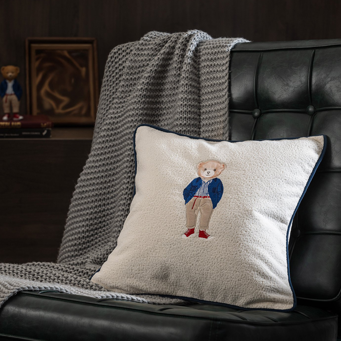 کاور کوسن مادام کوکو مدل MelaySimon سایز 43*43 سانتی متر