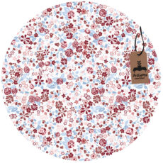 رومیزی برند رومیزی باز مدل دایره طرح گلریز زیبا کد 11048