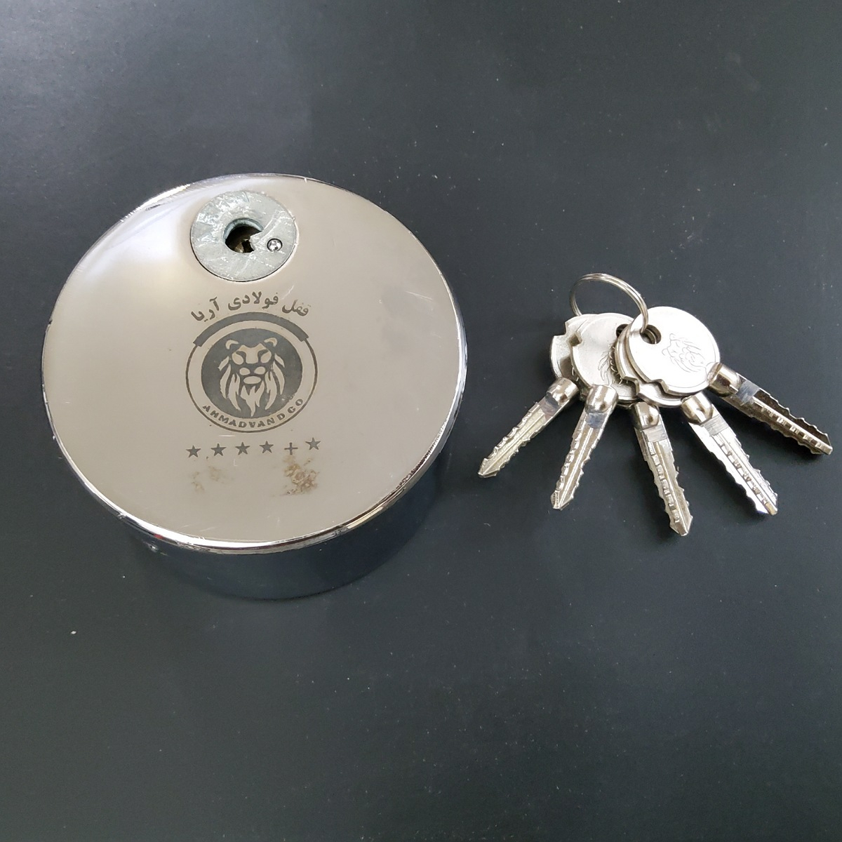 قفل کتابی آریا مدل سردار 4par