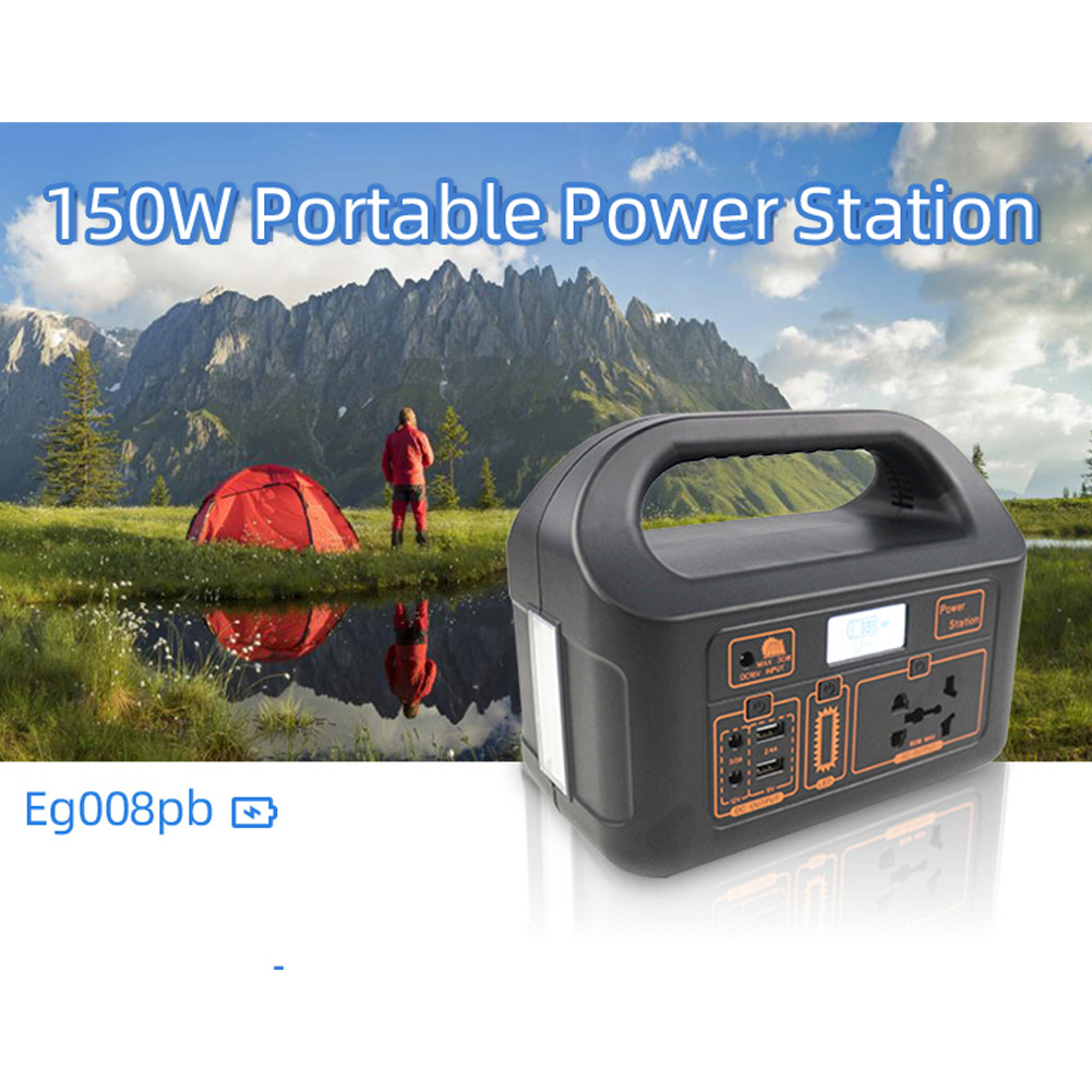 پاوراستیشن 150 وات مدل EG-008pb  ظرفیت 40000 میلی‌آمپرساعت