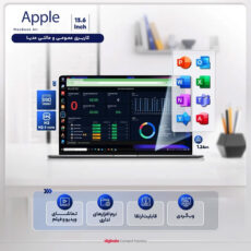 لپ تاپ 13.6 اینچی اپل مدل MacBook Air MC7X4 2022 HNA-M2-16GB RAM-256GB SSD