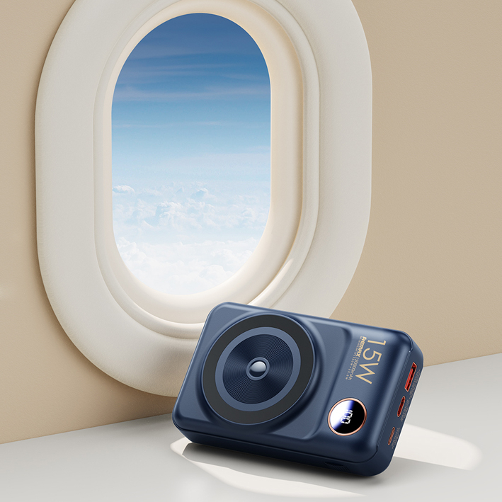 پاوربانک ریمکس مدل MagSafe Wireless Fast Charge 22.5W ظرفیت 20000 میلی آمپر ساعت