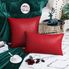 کوسن تیگران مفشوو مدل Leather cushion مجموعه دو عددی