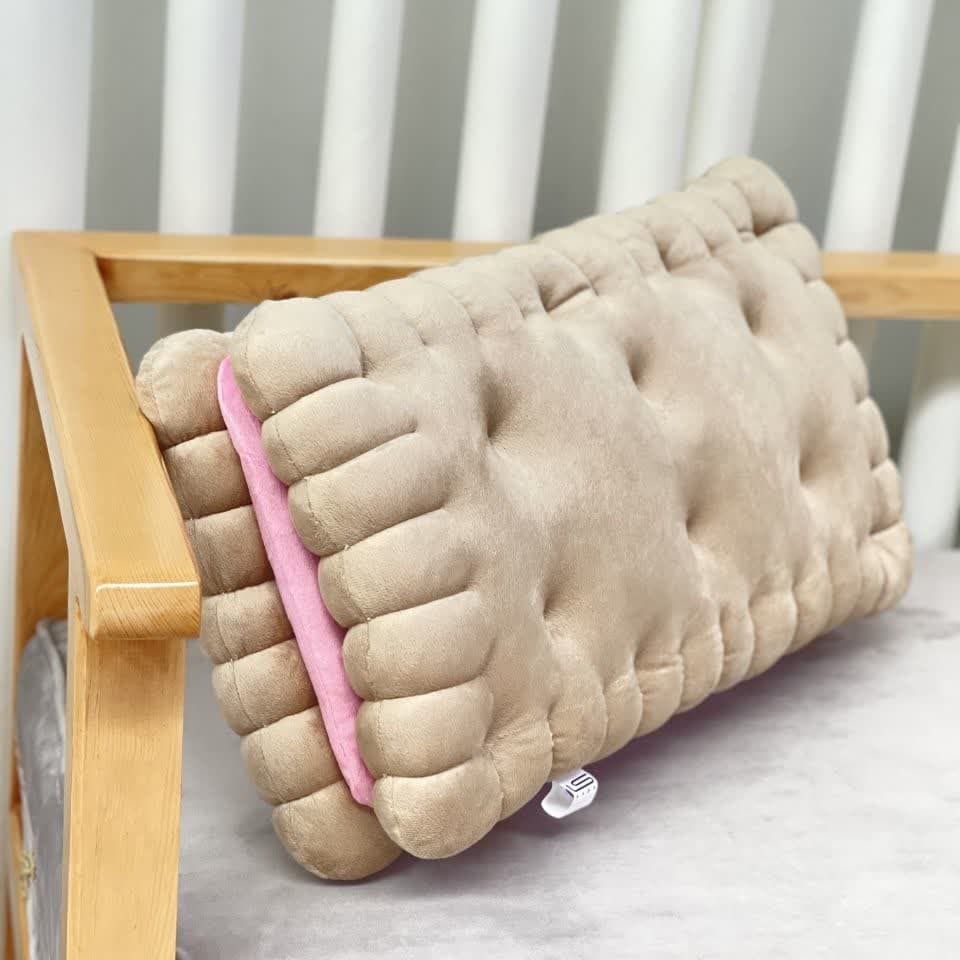 کوسن مترینو مدل بیسکوییت کرم دار