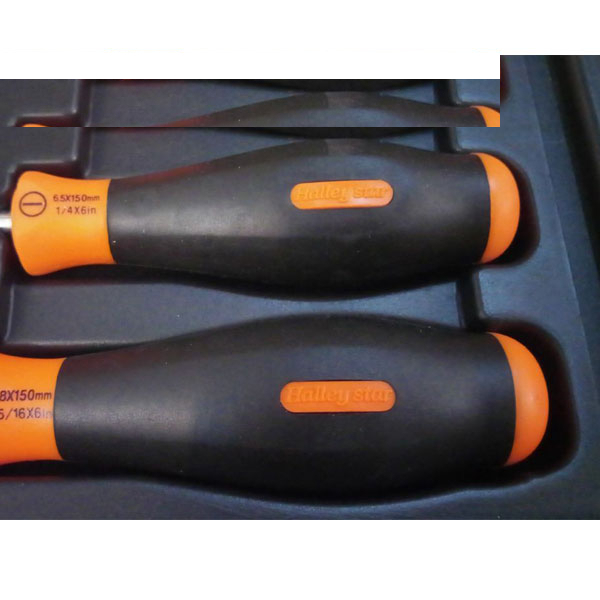 سری پیچ گوشتی دو سو چهار سو هالی استار مدل SD10PC-Y مجموعه 10 عددی