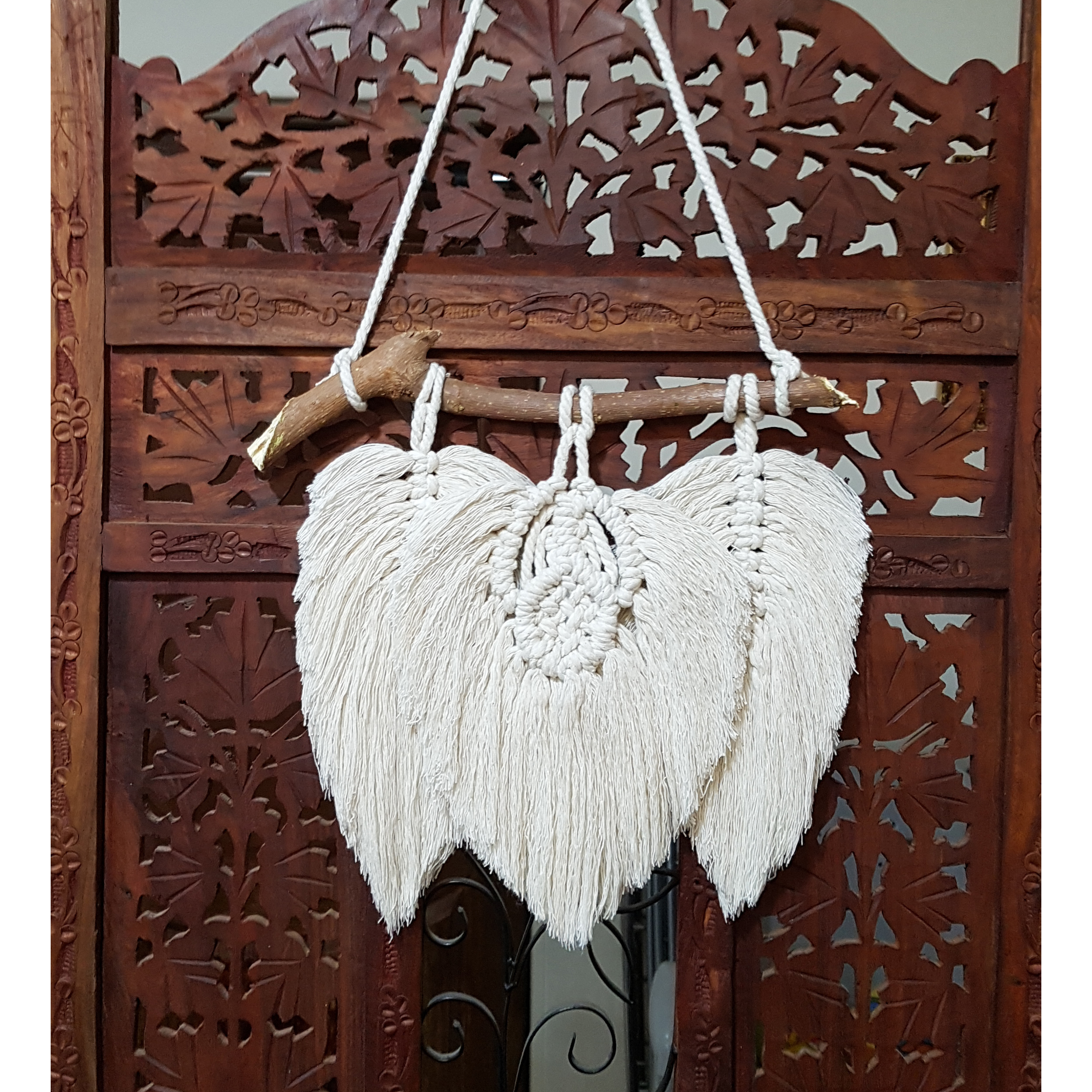 آویز بافتنی مدل مکرومه کد ang846