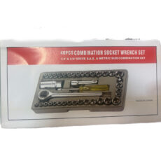 جعبه بکس درایو 1/4 و3/8 مدل 001 مجموعه 40 عددی