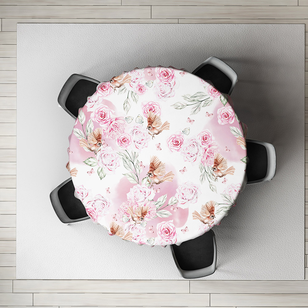 رومیزی مدل دایره ای گلریز D-009